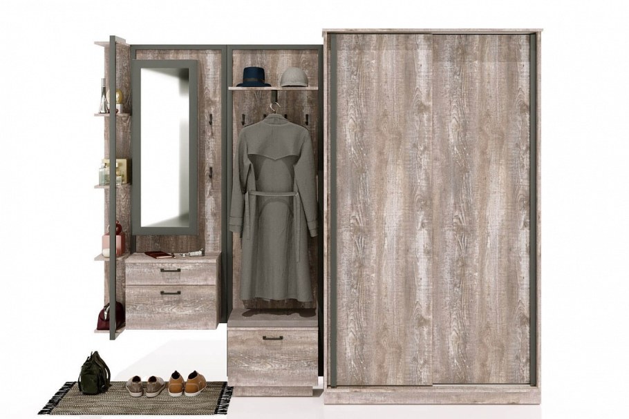 Хофф прихожая лофт бетон