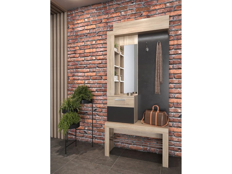 Прихожая лофт дуб сонома