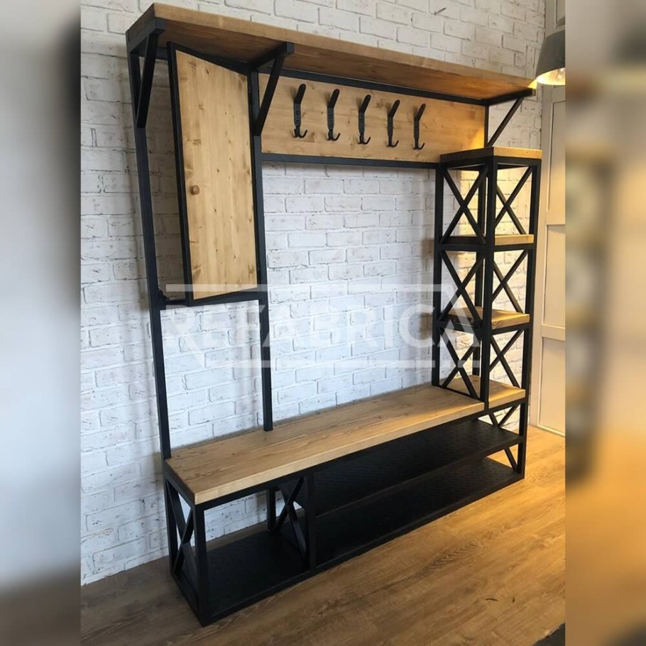 Прихожки из металла в стиле лофт