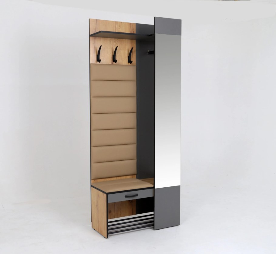 Прихожая Ольга лофт дуб крафт золотой