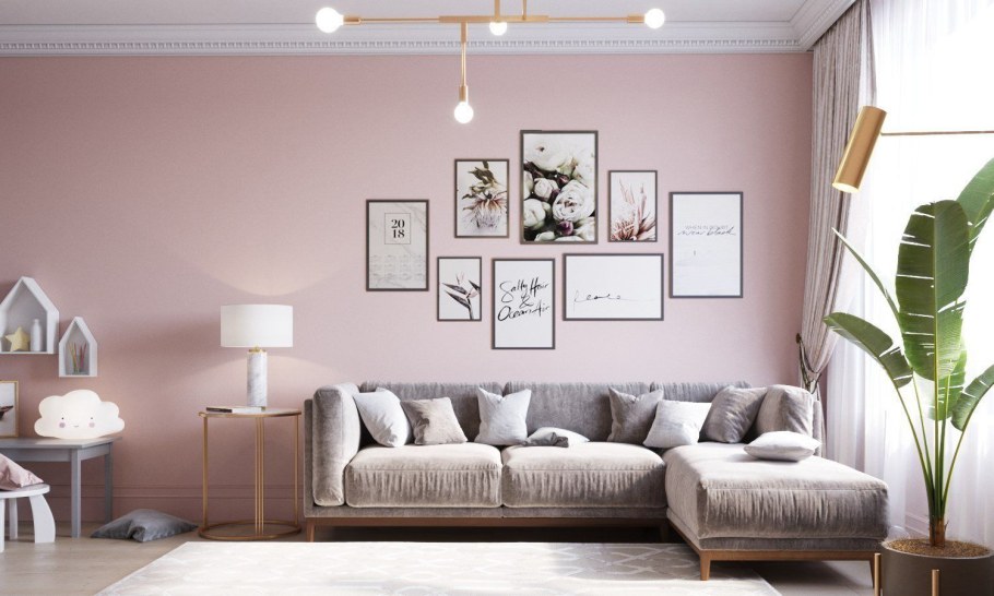Цвет стен в гостиной
