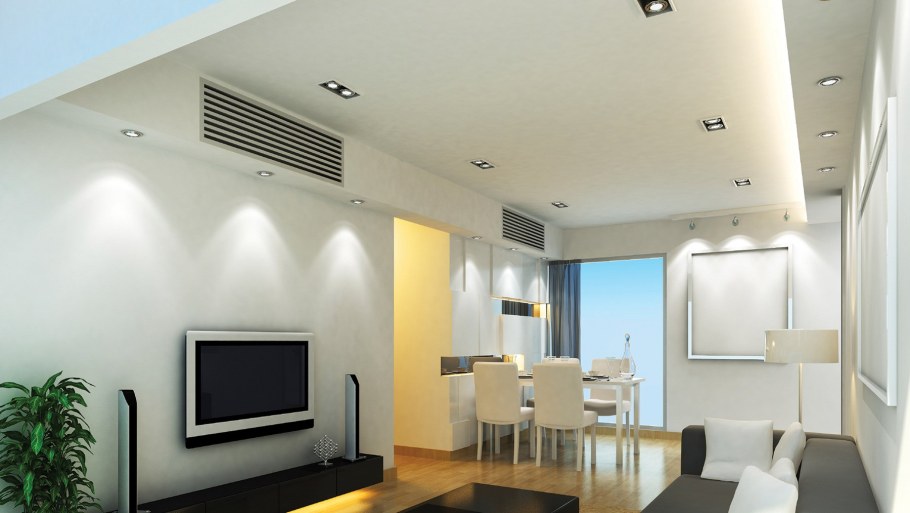 Канальное кондиционирование в интерьере