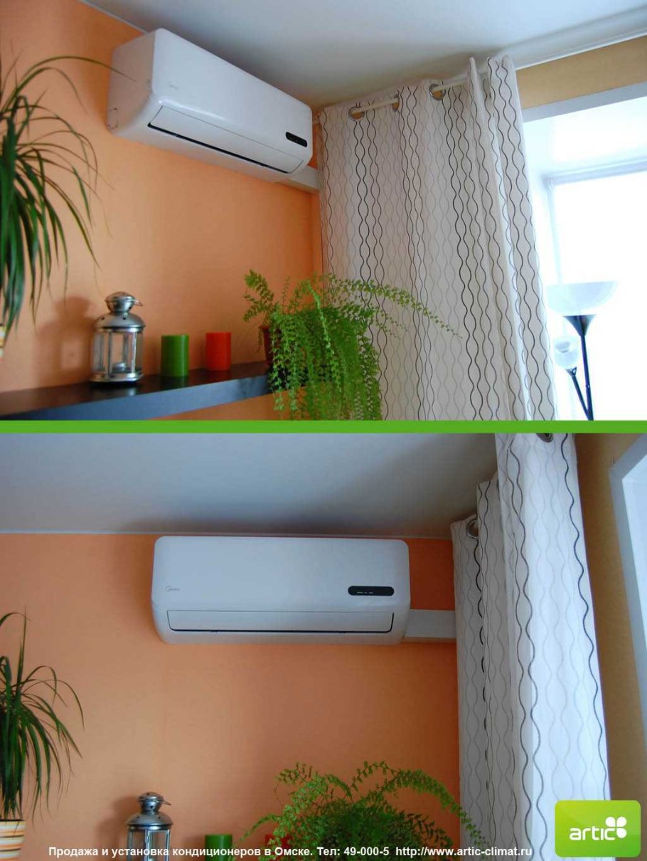 Кондиционер в интерьере