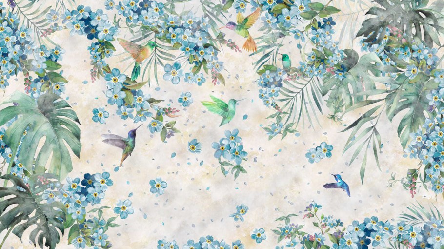 Фреска Райские птицы