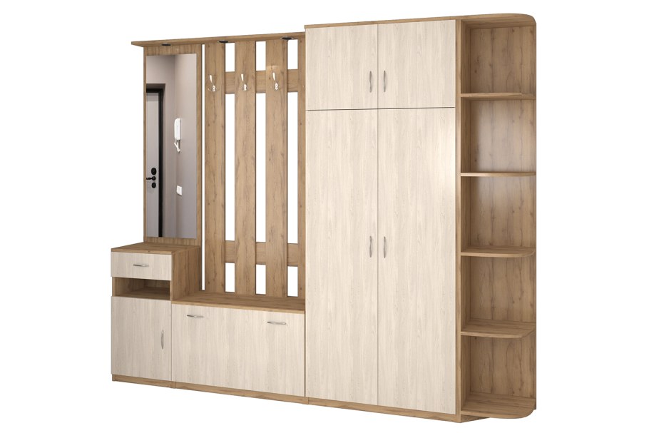 Прихожая LUXDORF спр3 дуб Млечный