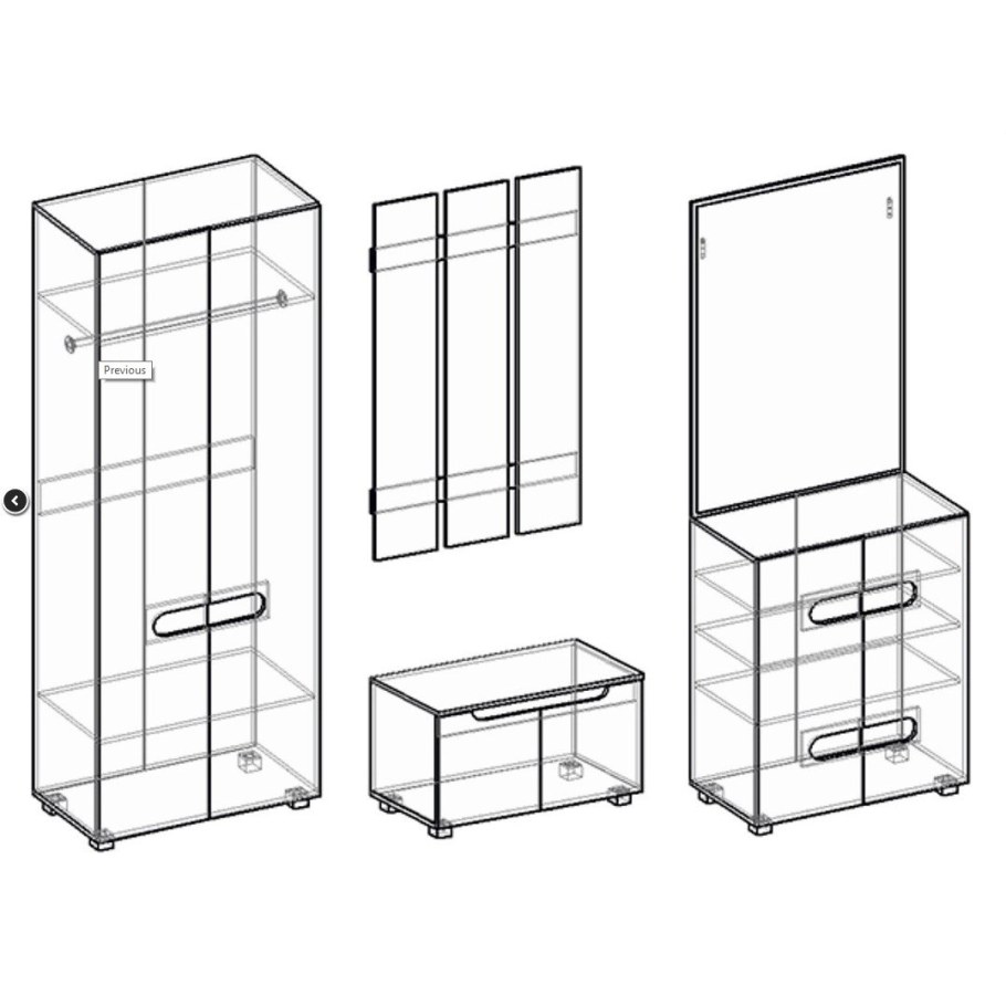 Прихожая Домино сборка