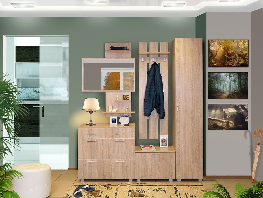 Цветы в прихожей