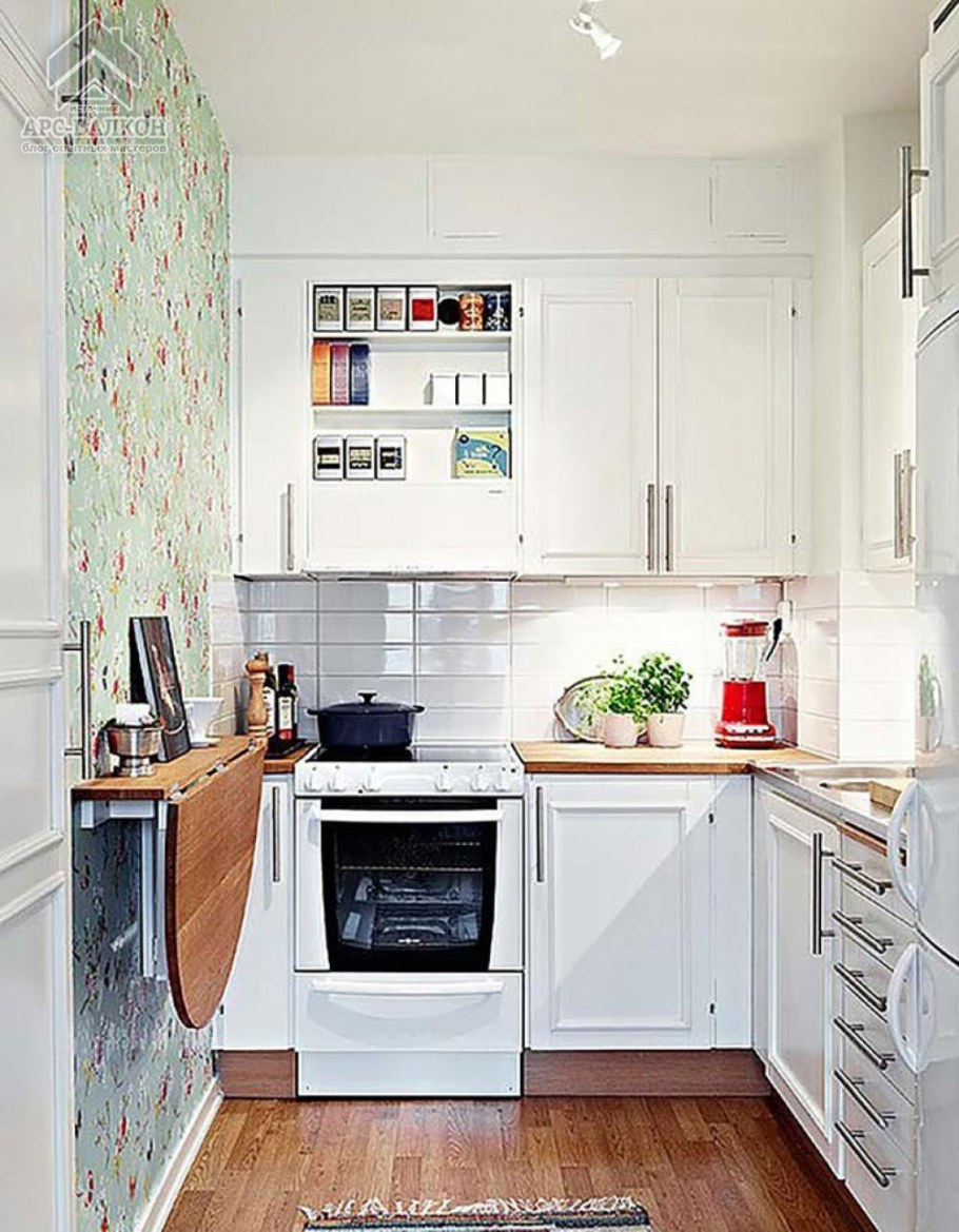 Планировка кухни 6 м