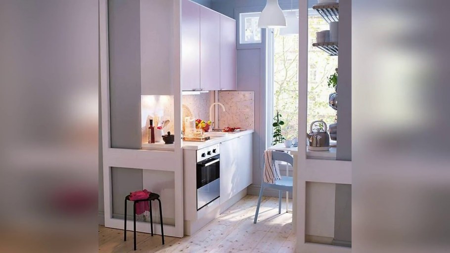 Дизайнерские решения для маленькой кухни