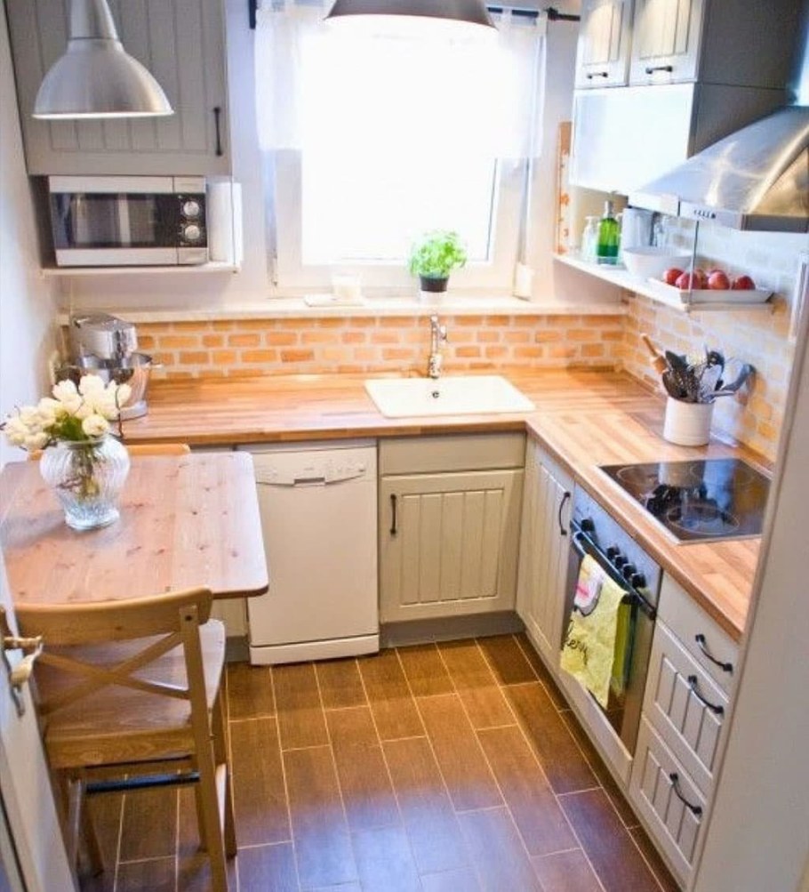 Планировка маленькой кухни