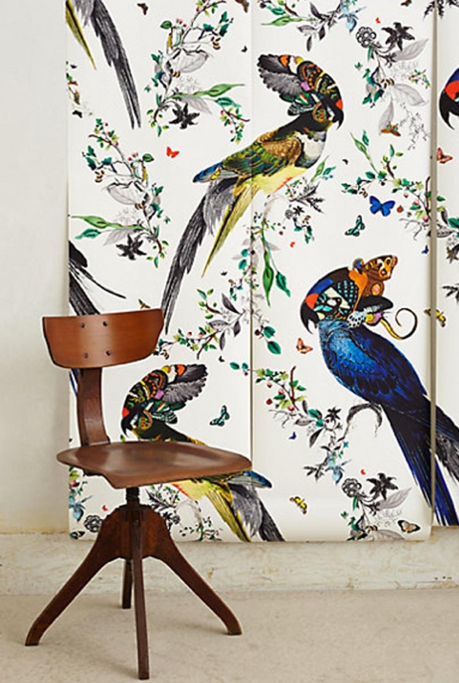 Роспись стен птицы