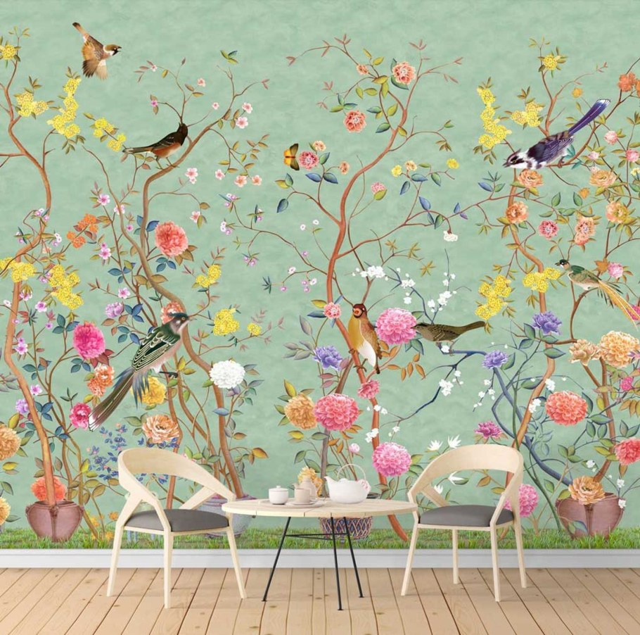 Аффреско фреска Шинуазри