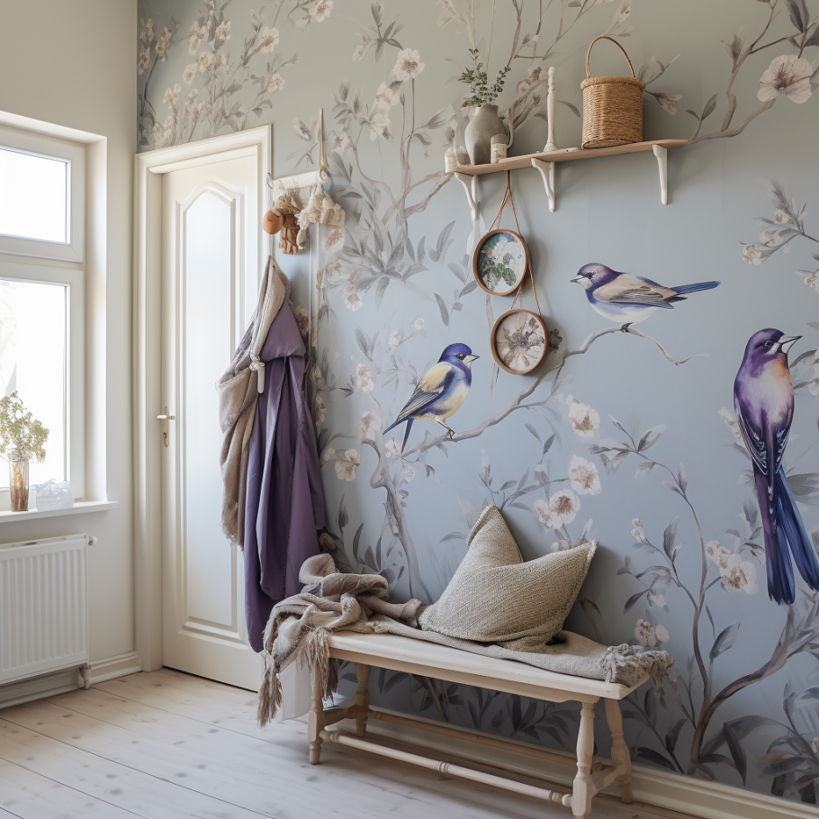 Украшения на стену для интерьера птички