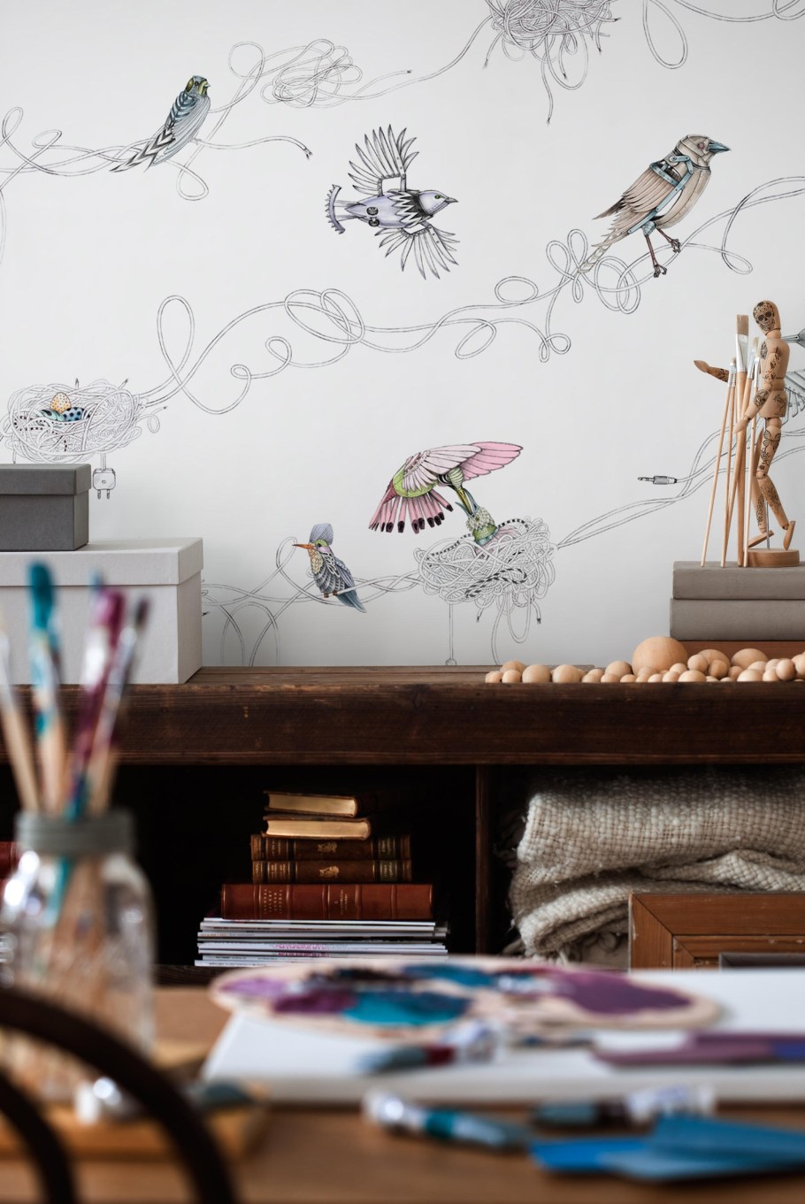 Обои с птичками