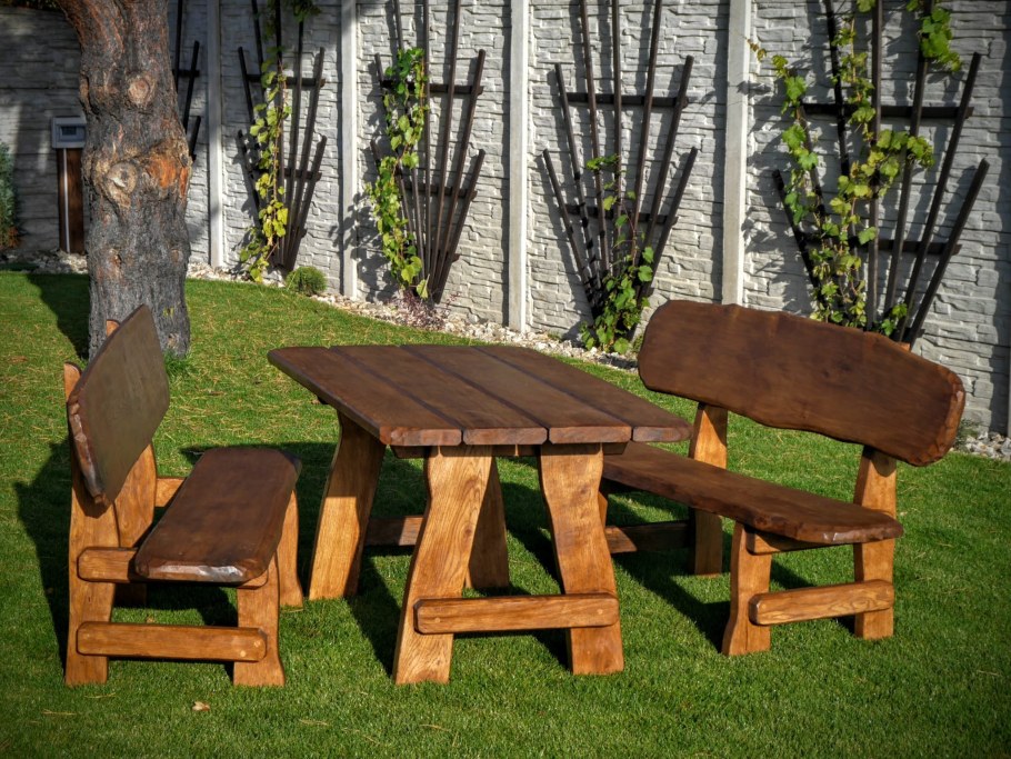 Стол с лавками для дачи