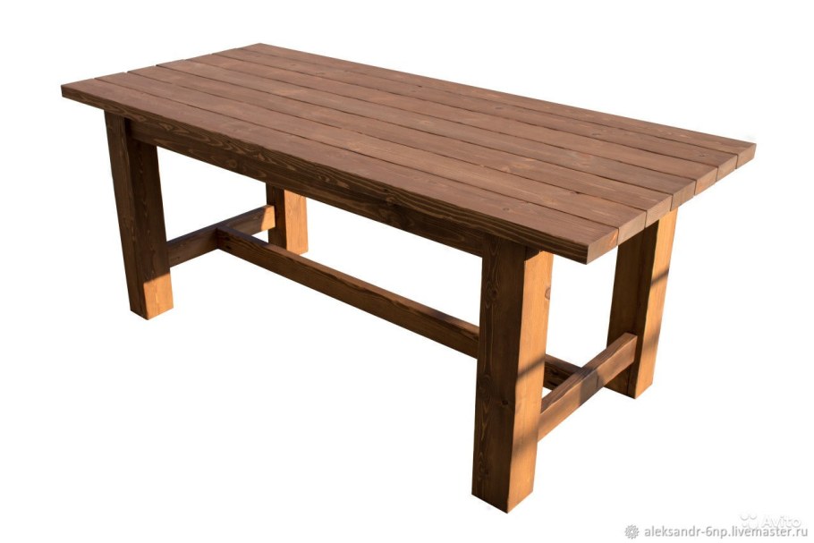 Стол садовый деревянный