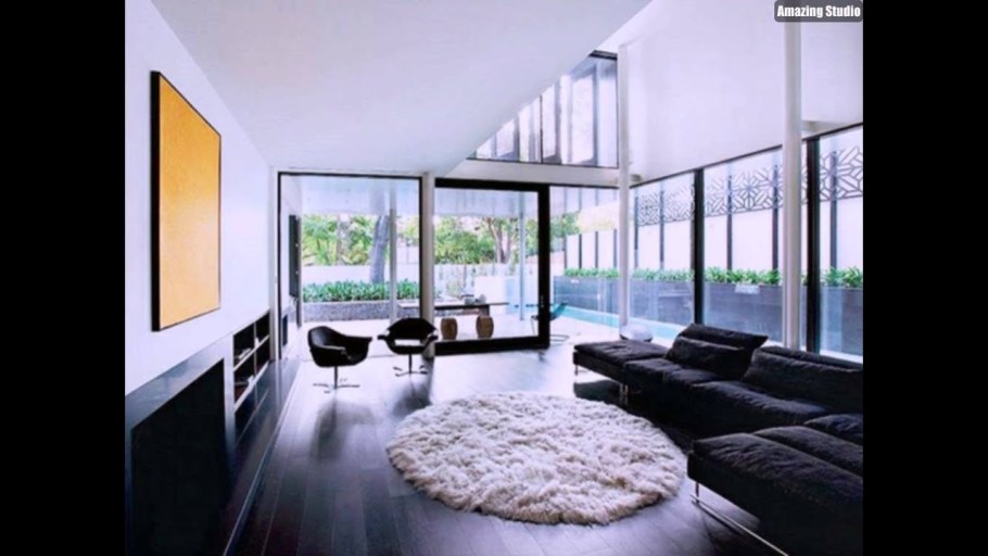 Черные окна в интерьере