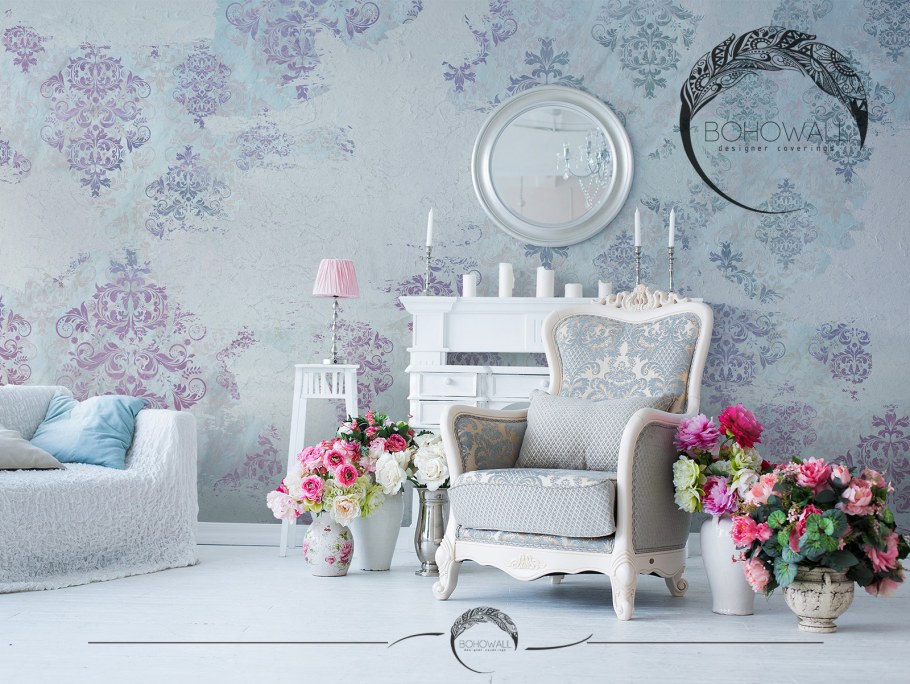 Обои Арабеска в интерьере