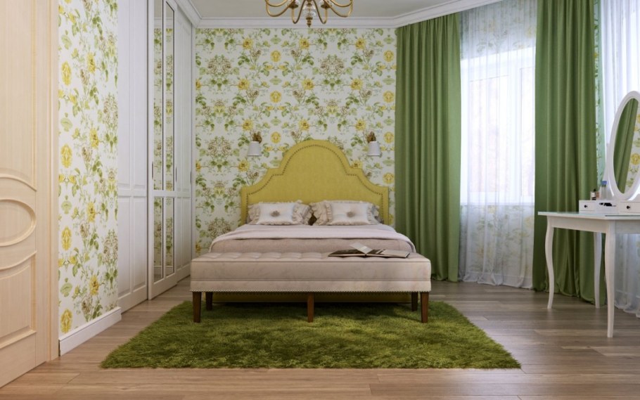 Растительный орнамент в интерьере