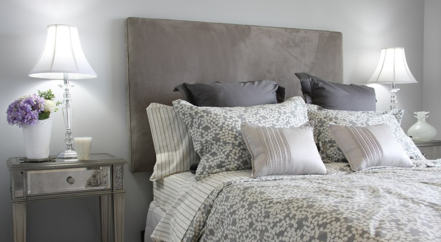 Обои в ромбик в интерьере