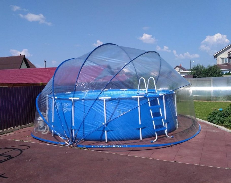 Складной купол павильон для бассейна ЛЕТОТЕНТ