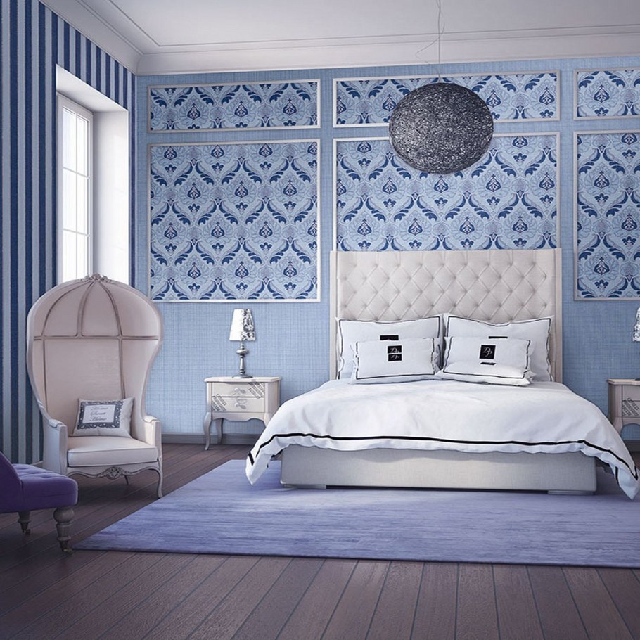 Эрисман обои Арабеска в интерьере