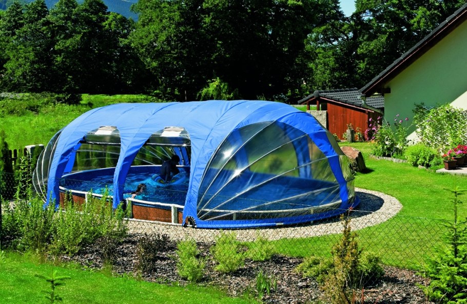 Мобильный павильон Azuro круглый для бассейна 3,66 м