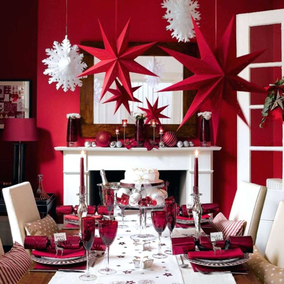 Новогоднее украшение интерьера