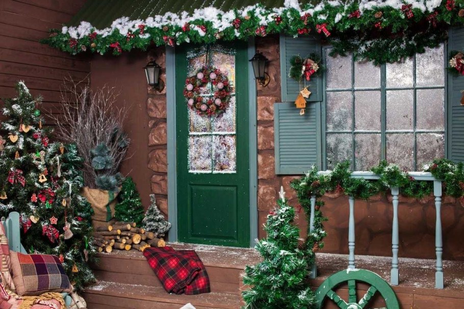 Украшение дома к новому году
