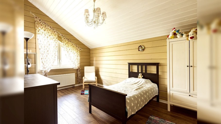 Интерьер блокхаус сосна