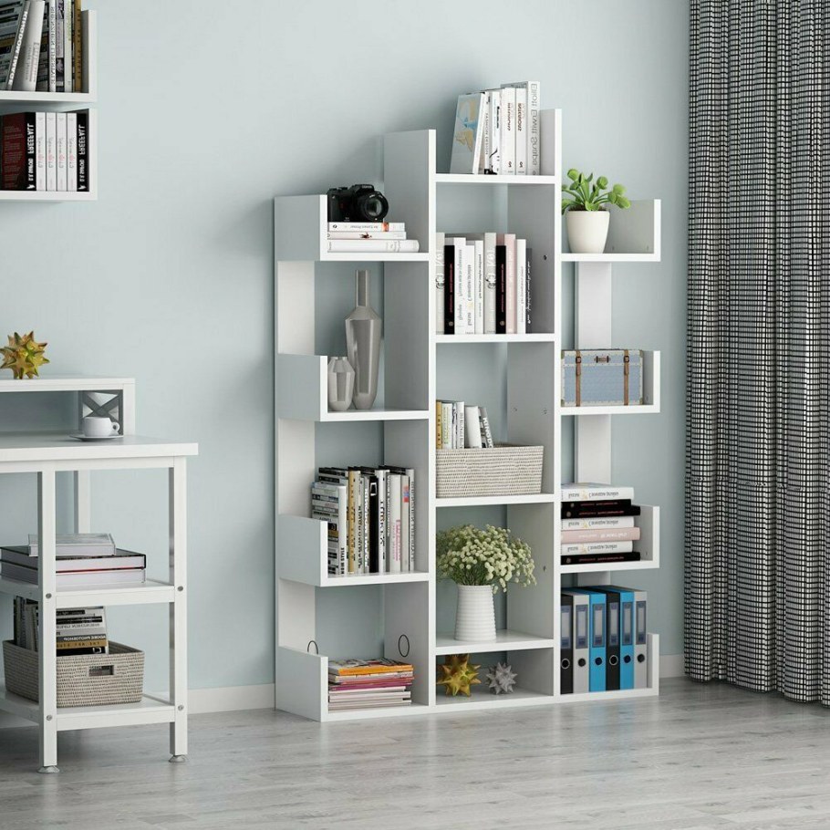 Стеллаж серый