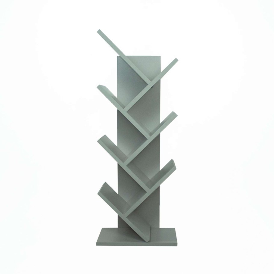 Стеллаж граникум Агния 8 секций, серая