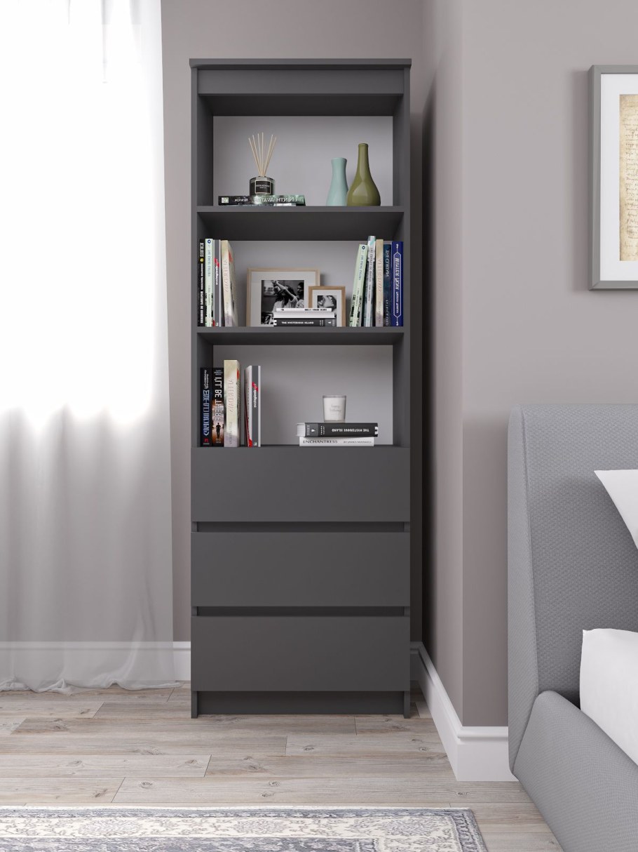 Стеллаж «Мори» МСТ 600.3 графит