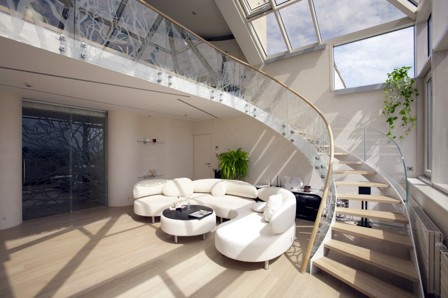 Двухэтажные дома внутри