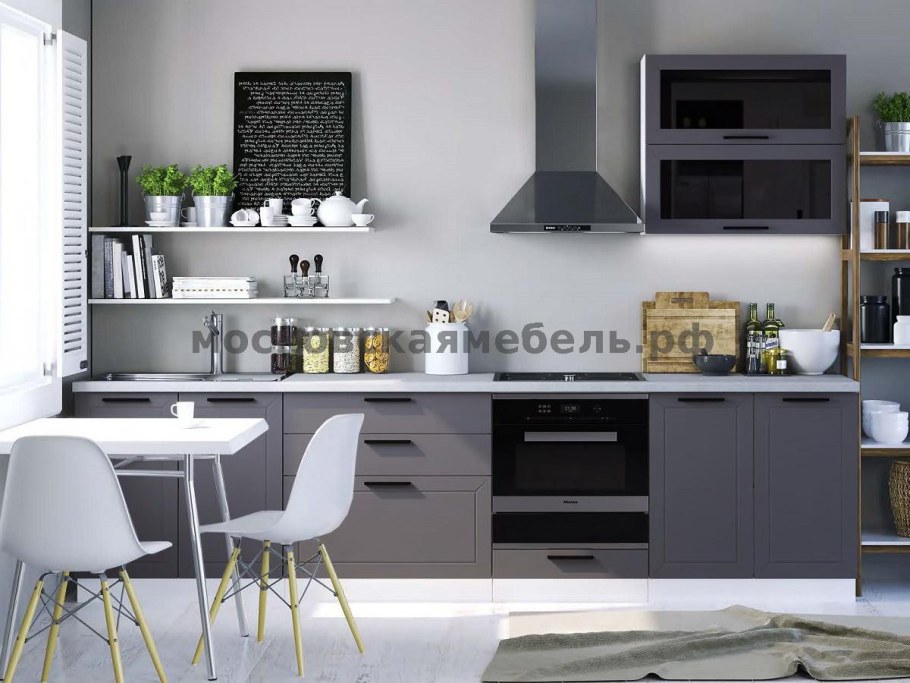 Кухня Глетчер маренго Силк