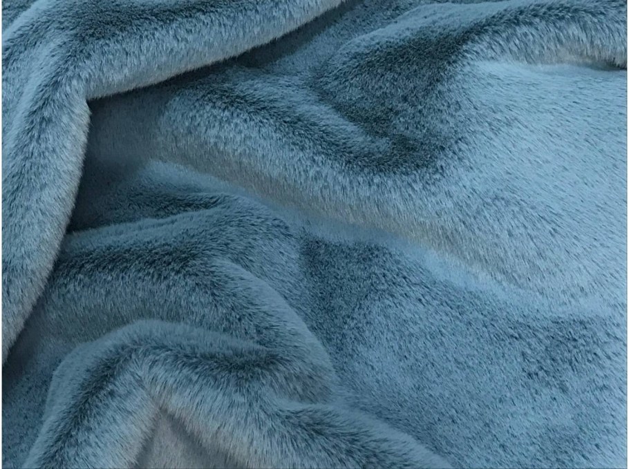 Мех искусственный коричневый ворс 99 мм