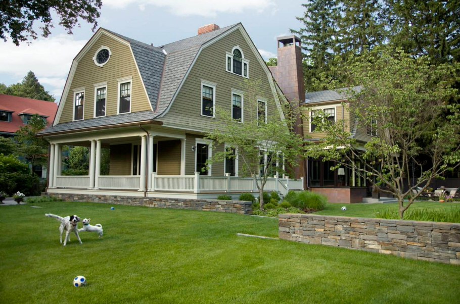 Задний двор в американских домах