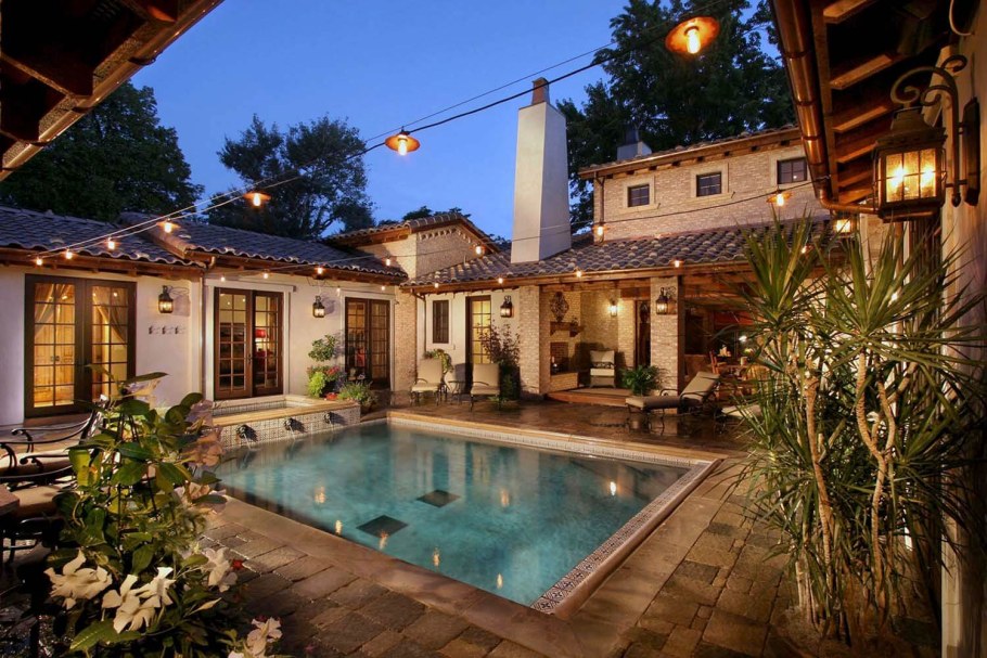 Вилла в Лос Анджелесе колониальный стиль