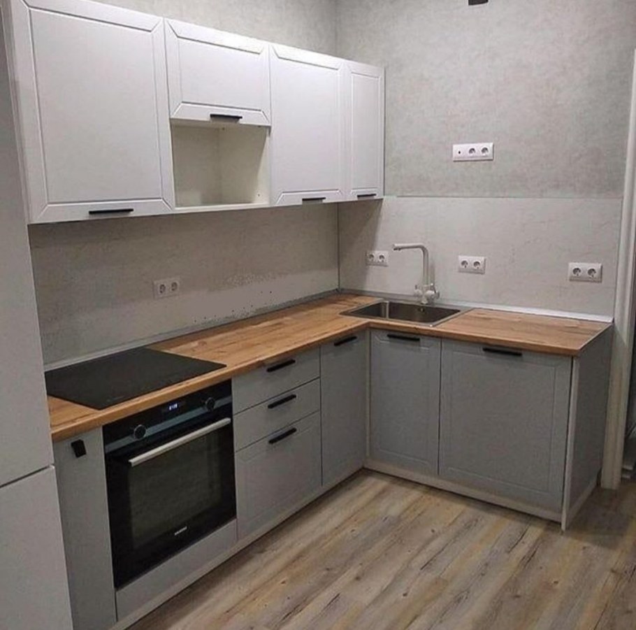 Кухня Глетчер маренго Силк