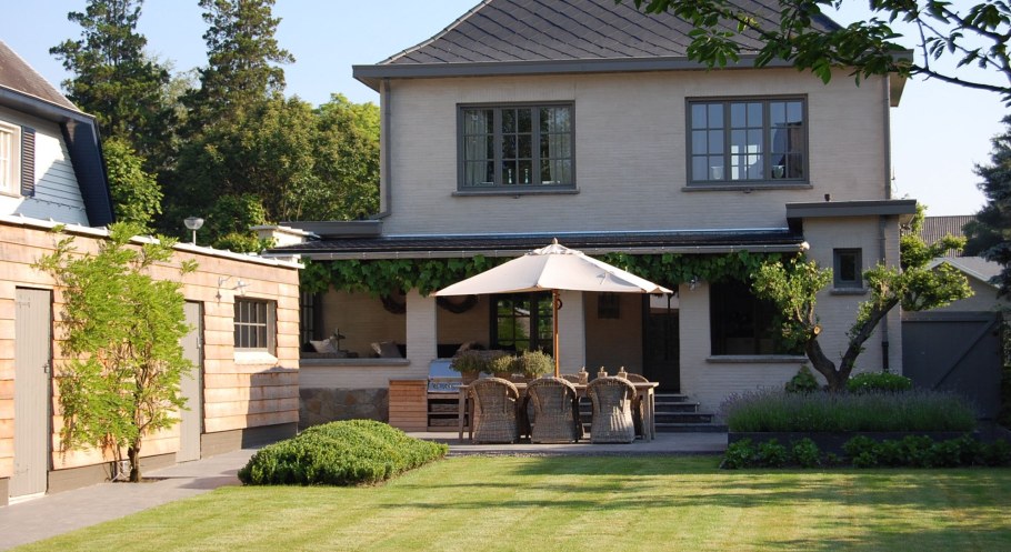 Дворик американского дома