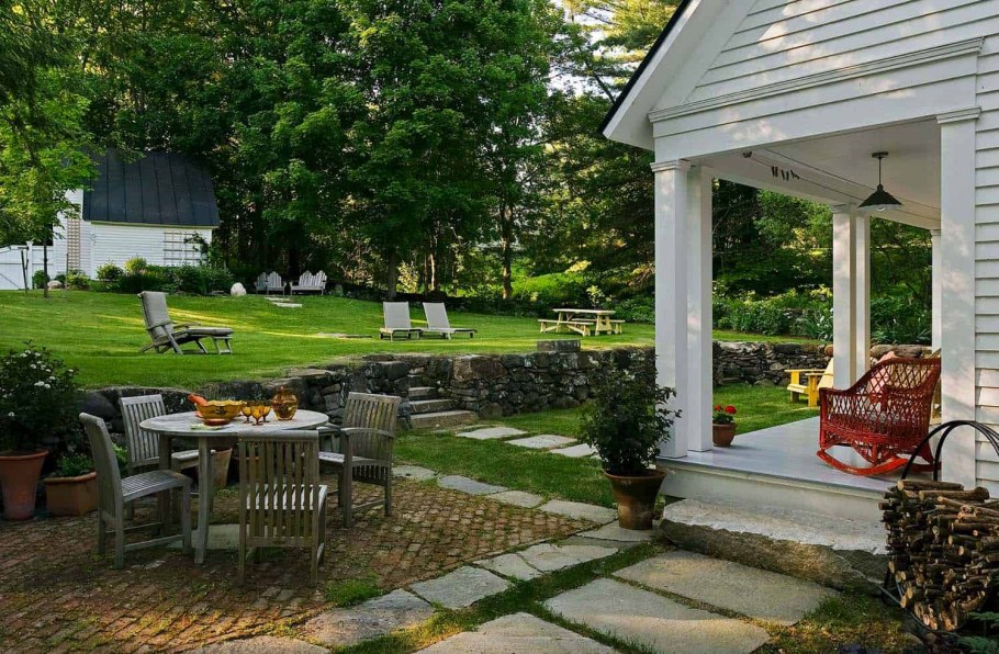 Терраса в саду