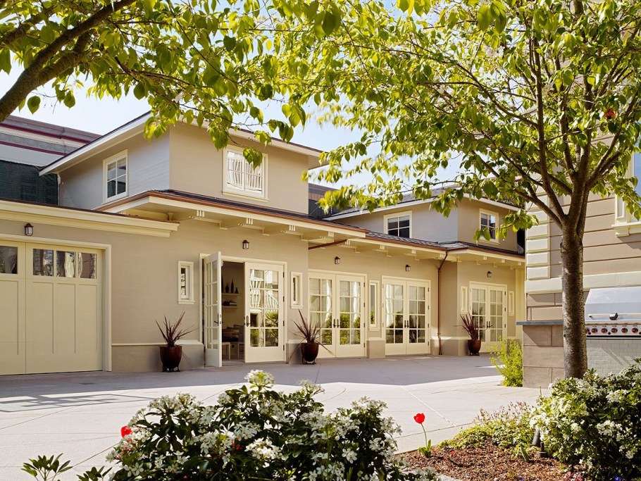 Задний двор в американских домах