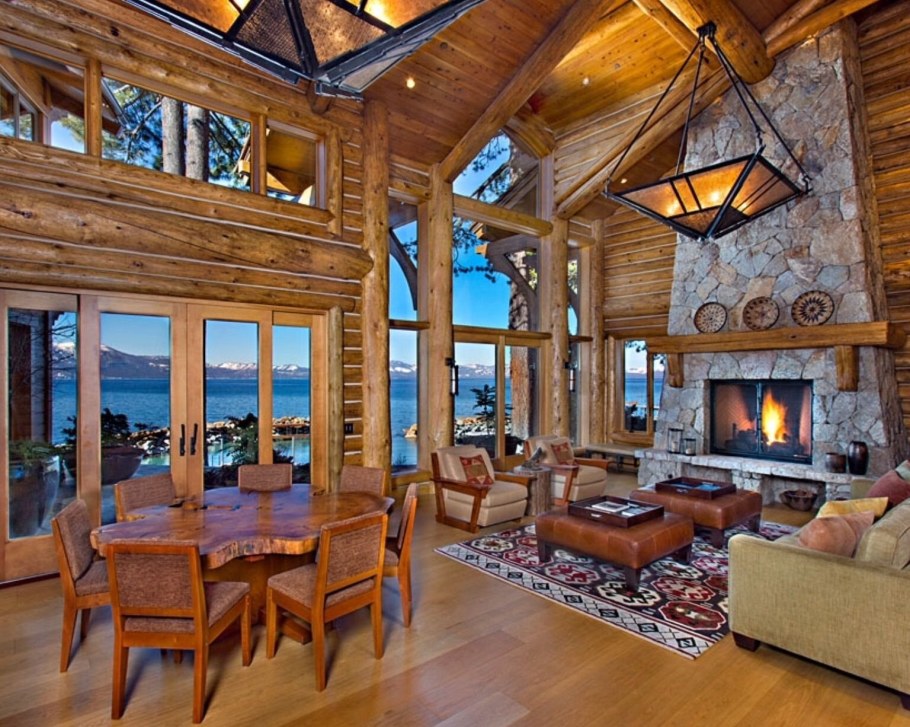 Интерьер деревянного дома