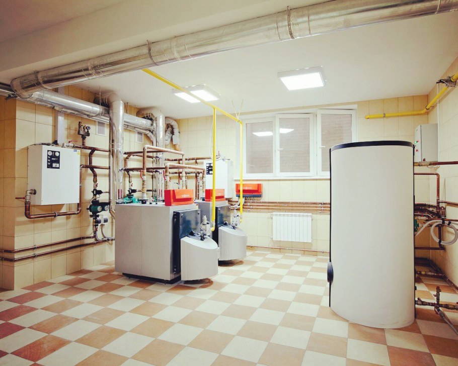 Отделка котельной