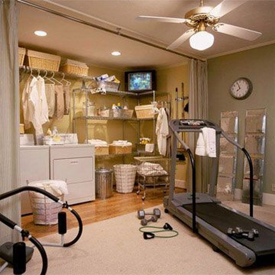 Прачечная в цокольном этаже частного дома