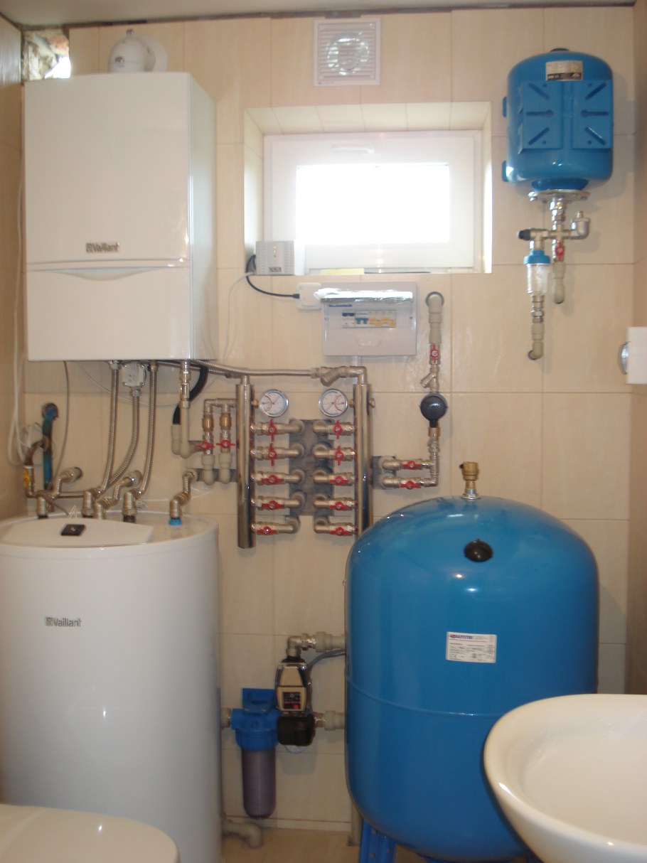 Газовый котел в частном доме