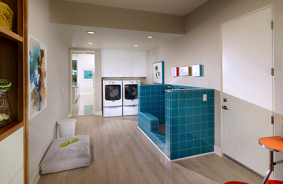 Прачечная в котельной в частном доме