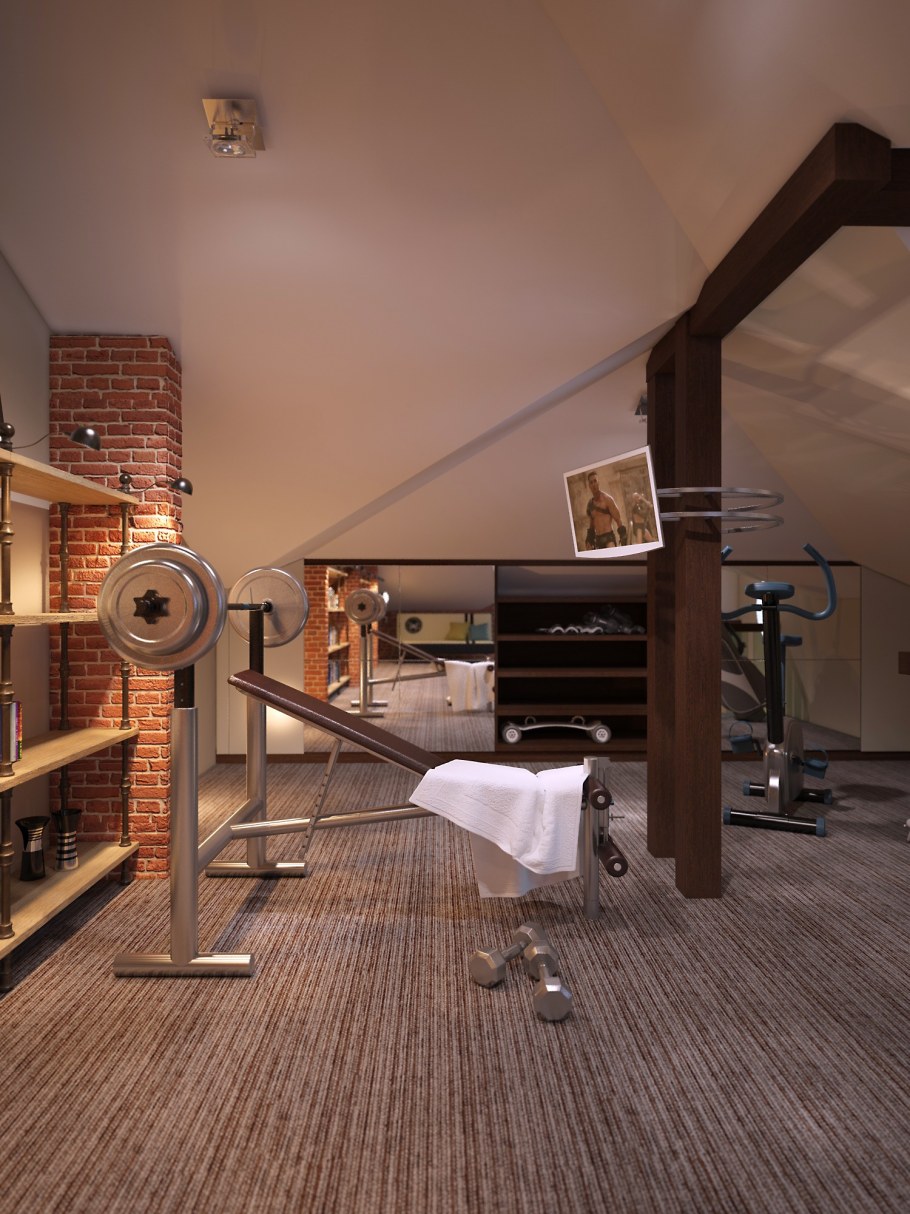 Чердак в частном доме