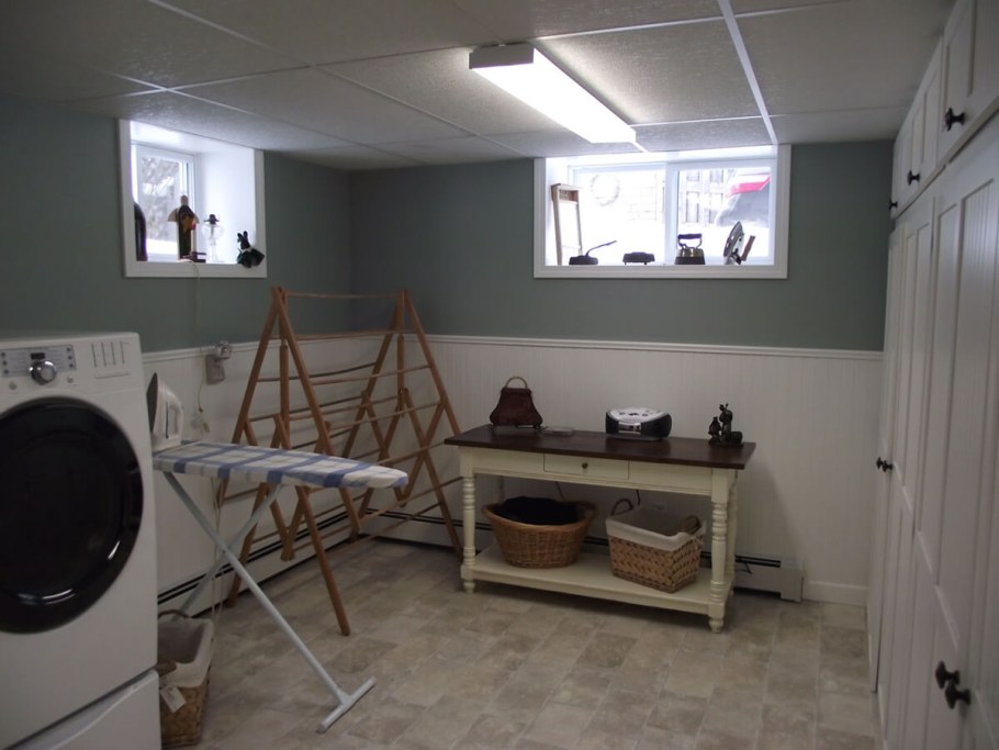Прачечная в цокольном этаже