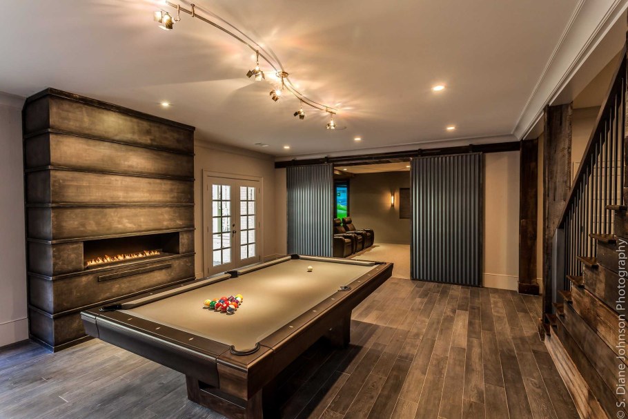 Интерьер подвала в частном доме